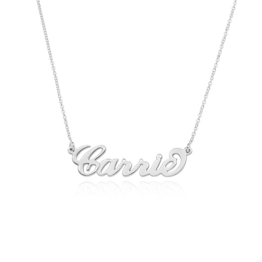 Collar con Nombre Carrie Pequeño en Plata Version-1 foto de producto