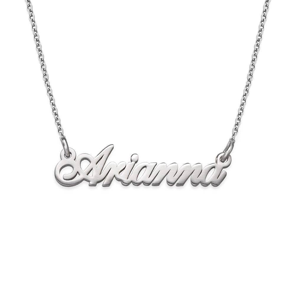 Collar con Nombre Clásico - Extra Fuerte en Plata Esterlina-1 foto de producto