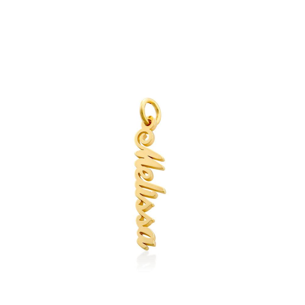 Colgante Vertical con Nombre en Chapa de Oro-2 foto de producto