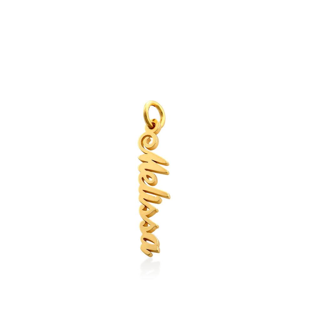 Colgante Vertical con Nombre en Vermeil de Oro-2 foto de producto